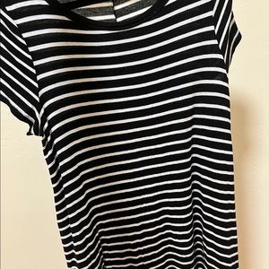 Striped (black&white) t-shirt dress